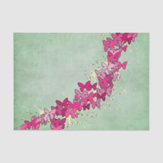 Pink Butterfly Princess Tissue Paper