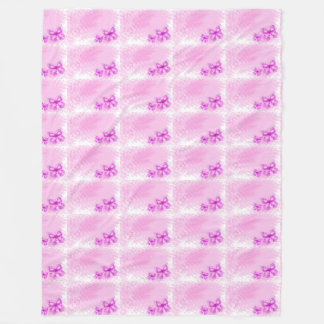 pink butterfly wings pattern customise girly angel fleece blanket