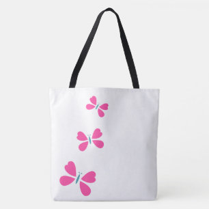  Pink Butterfly's flying  Tote Bag