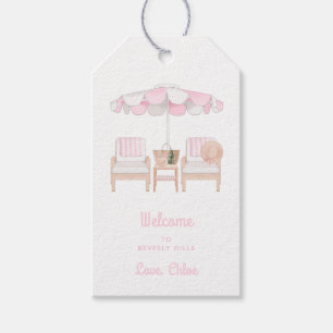 Pink Cabana Bachelorette Weekend   Welcome Gift Tags