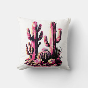 Pink Cacti Batch Cushion