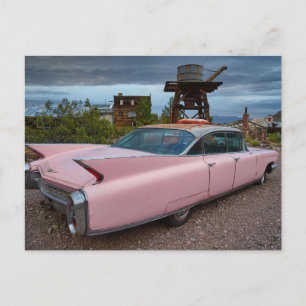 PINK CADDY CAR Postcards