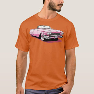 Pink Cadillac Eldorado Converatble T-Shirt