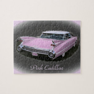 Pink Cadillac Flash Jigsaw Puzzle