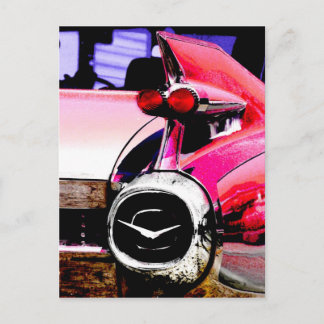 Pink Cadillac Postcard