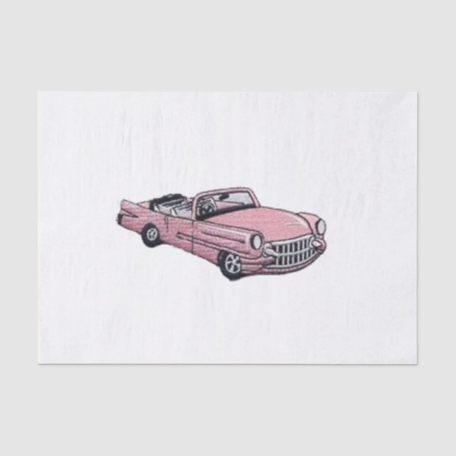 Pink Cadillac Tissue Paper (Front)