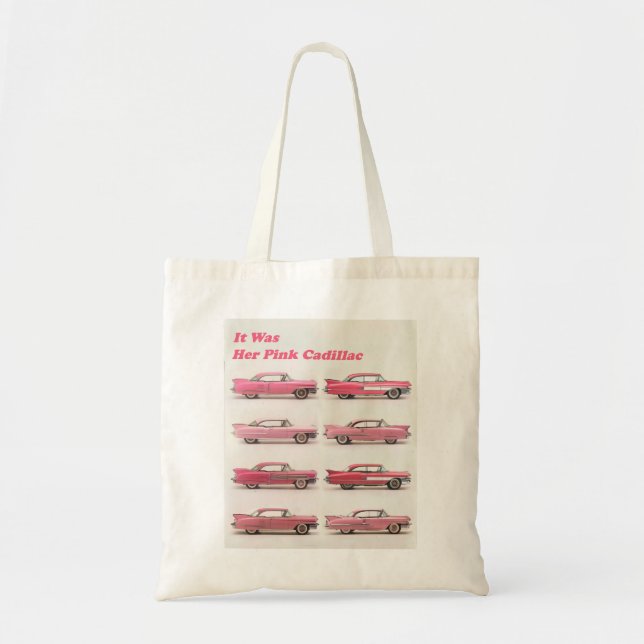 PINK CADILLAC TOTE BAG (Front)
