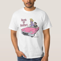 Pink Cadillac with Greaser & Girlfriend T-Shirt