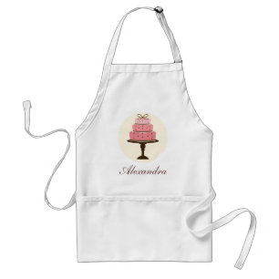 Pink Cake Baking Apron
