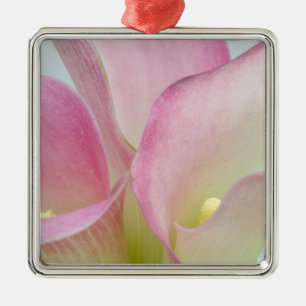 Pink Calla Lilies Metal Tree Decoration