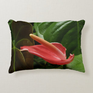 Pink Calla Lily Elegant Floral Decorative Cushion