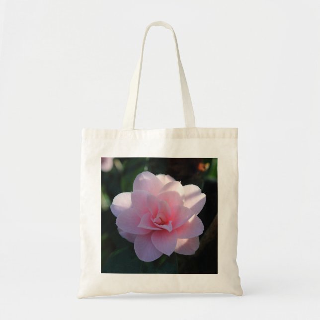 Pink Camelia Tote Bag (Front)