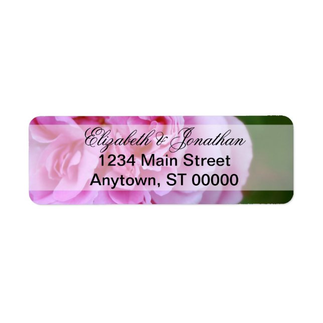 Pink Camellia and Ribbon Wedding (Front)