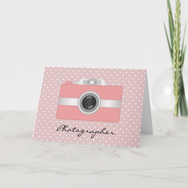 Pink Camera Card (Front)