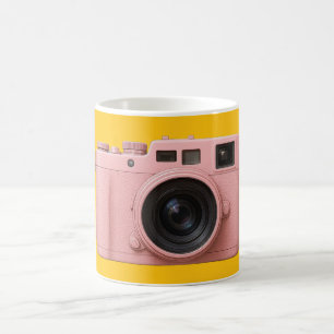 Pink camera mug! coffee mug