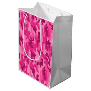 Pink Camo Adventure Power Her Fun Medium Gift Bag