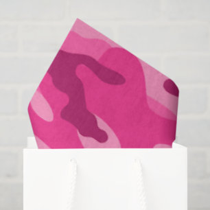 Pink Camo Adventure Strength Her Fun Tissue Paper