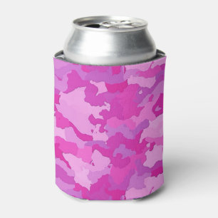 Pink Camo Can Cooler