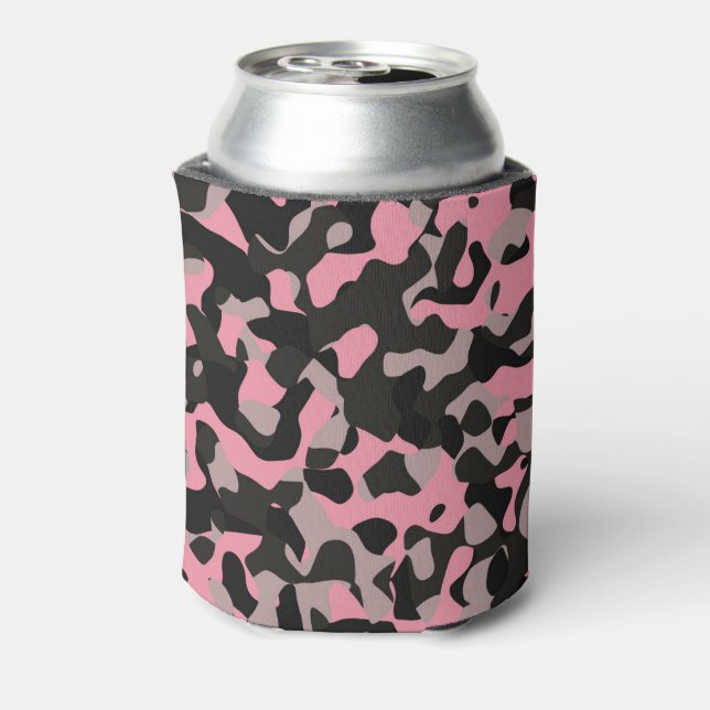 Pink Camo  Can Cooler (Can Back)