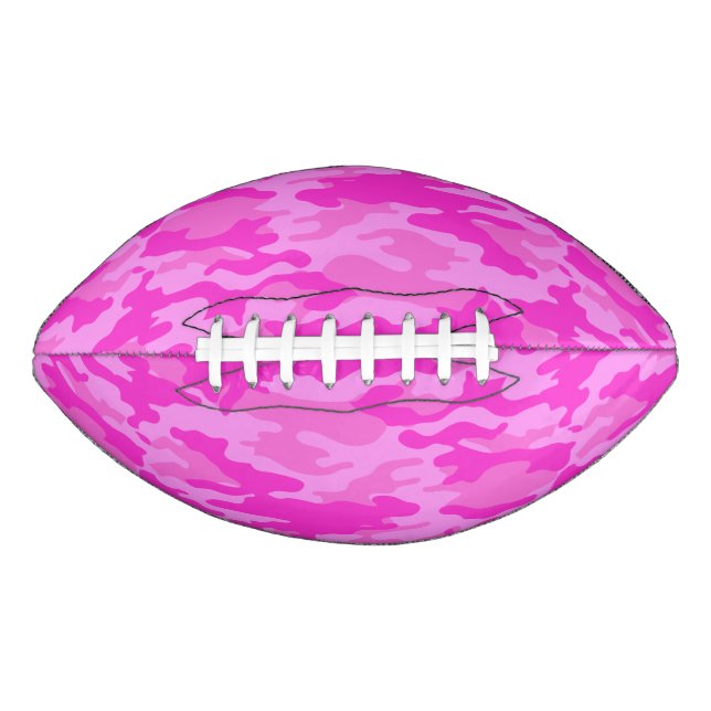 Pink Camo Football American Football (Front)
