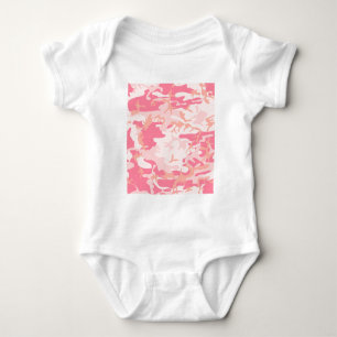 Pink Camo - Girly Camo Baby Bodysuit