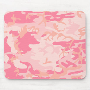 Pink Camo - Girly Camo Mouse Mat