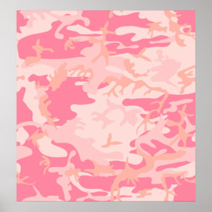Pink Camo - Girly Camo Poster