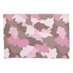 Pink Camo Girly Camouflage Pattern Pillowcase