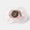 Pink Camo Initial Pacifier