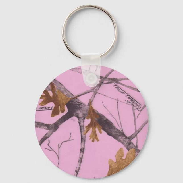 Pink Camo Key Ring (Front)