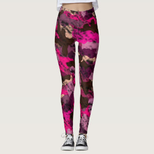 Pink Camo Leggings