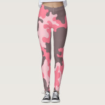 PINK CAMO LEGGINGS