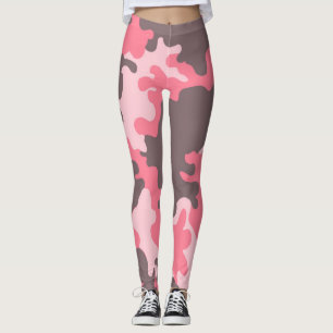 PINK CAMO LEGGINGS