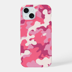 Pink Camo Matching Trendy Camouflage Pattern iPhone 15 Case
