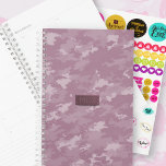 Pink Camo Modern Camouflage Monogram Planner<br><div class="desc">Suitable for all pink camouflage lovers and people who like to plan. Just add your initials!</div>