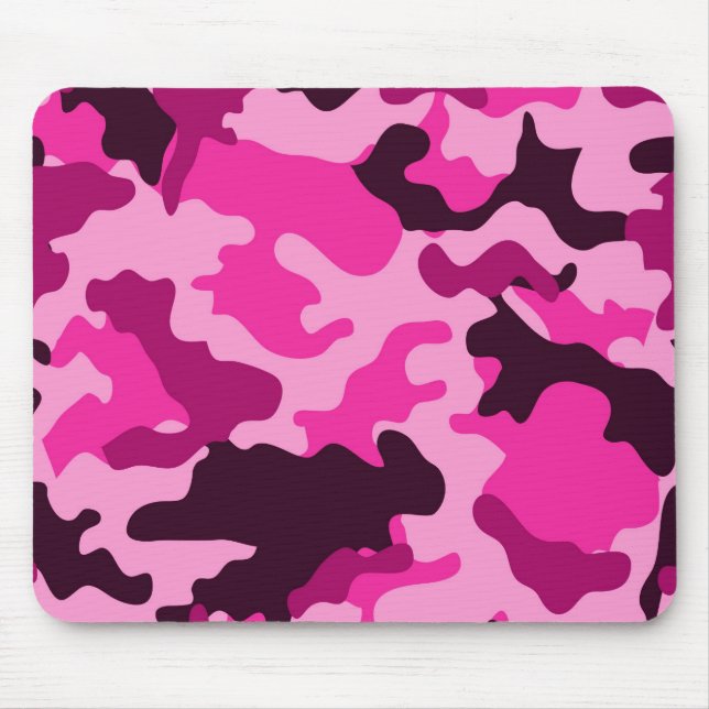 Pink camo Mousepad (Front)