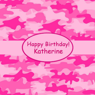 Pink Camo Crafts Party Supplies Zazzle Co Uk