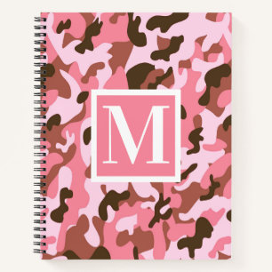 Pink Camo Notebook