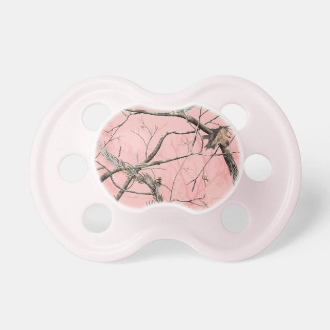 Pink Camo Pacifier (Front)