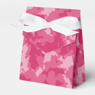Pink Camo Pattern Favour Box