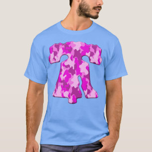 Pink Camo Philadelphia Philly Liberty Bell Philly T-Shirt
