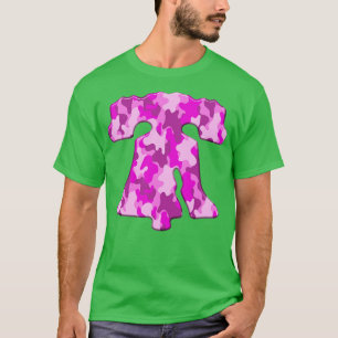 Pink Camo Philadelphia Philly Liberty Bell Philly T-Shirt