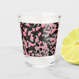 Pink Camo   Shot Glass