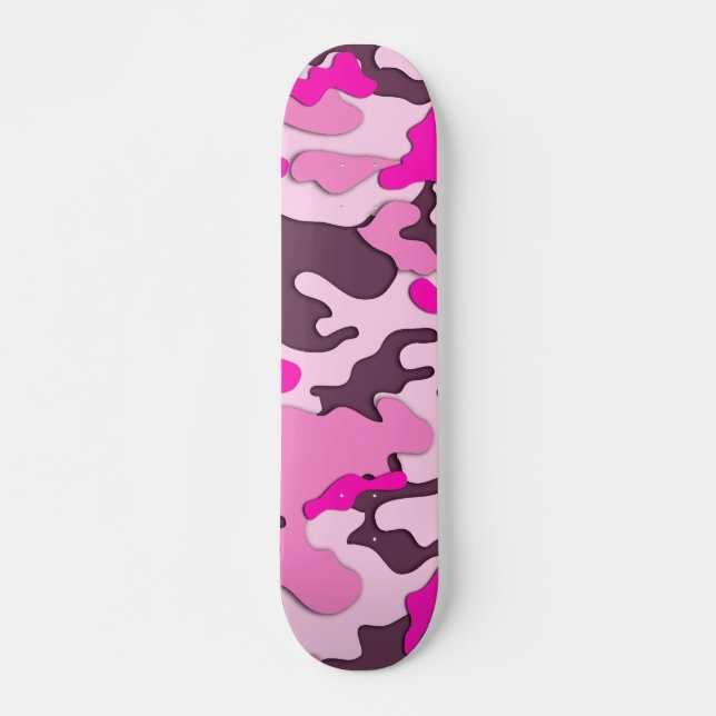 Pink Camo / Skateboard (Front)