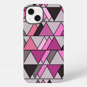 Pink Camo Triangles iPhone 13 Case