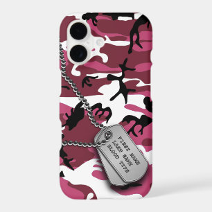Pink Camo w/ Dog Tags