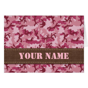 Pink camouflage