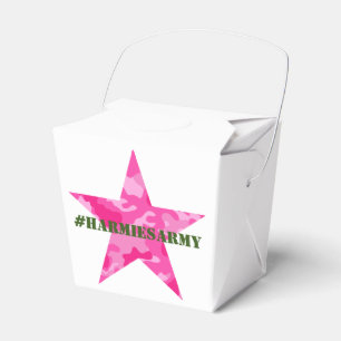Pink Camouflage Bachelorette Hashtag Favour Box