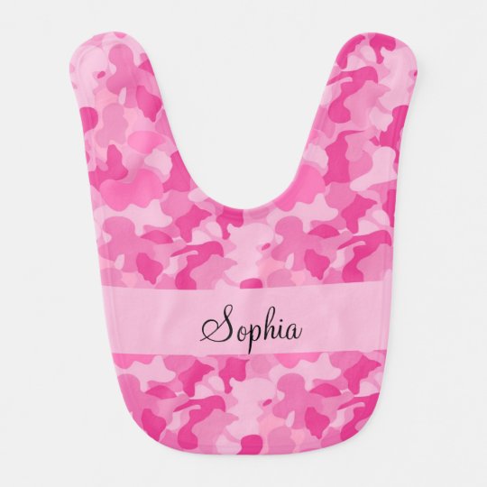Pink Camouflage Bib