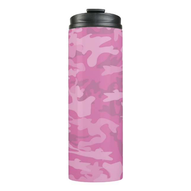 Pink Camouflage / Camo Thermal Tumbler (Front)